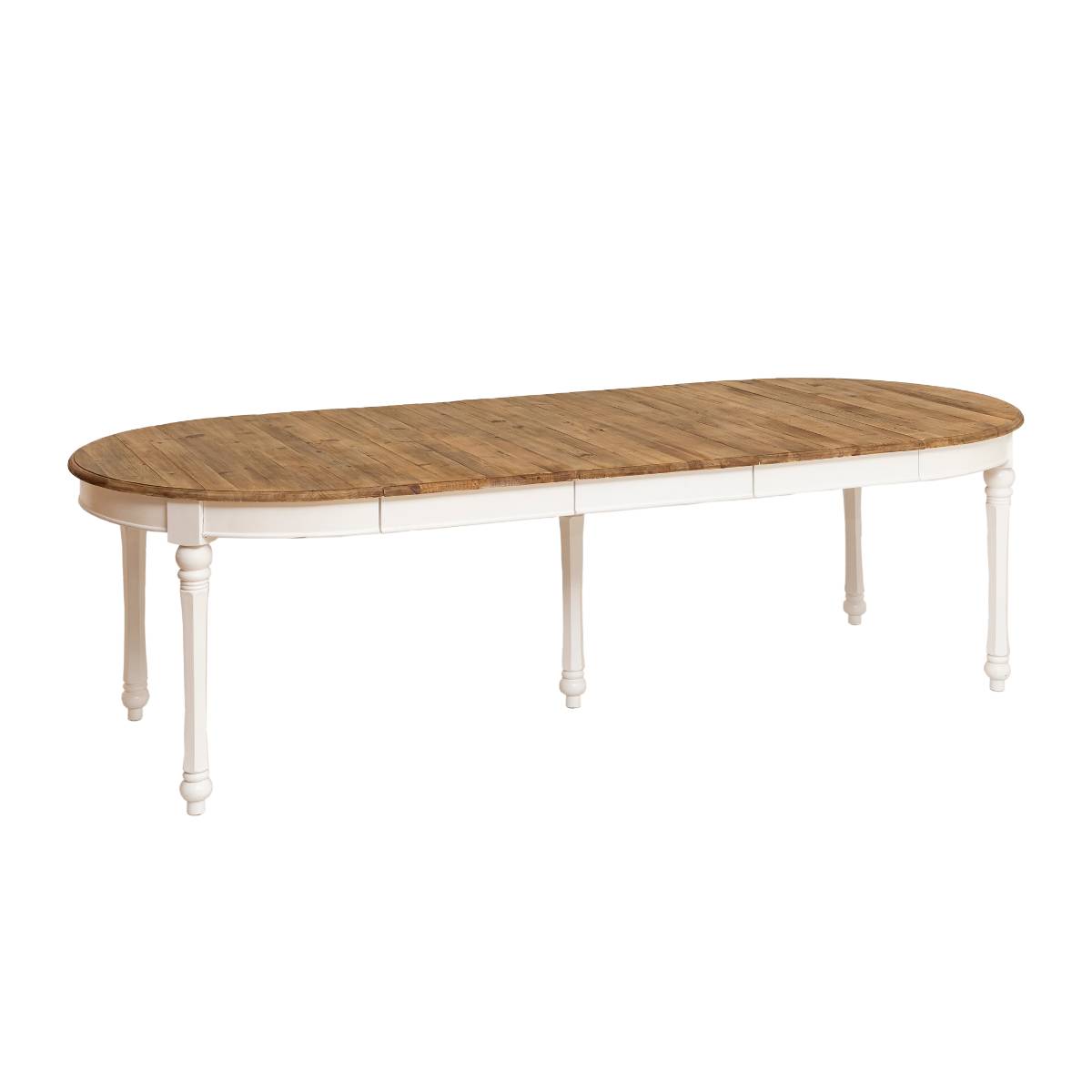 Table à manger en bois recyclé GARANCE bois clair, MADE IN MEUBLES