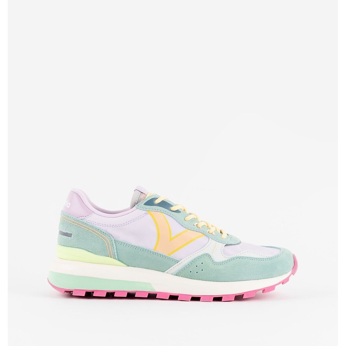 NYLON LUNA sneakers groen/violet, VICTORIA
