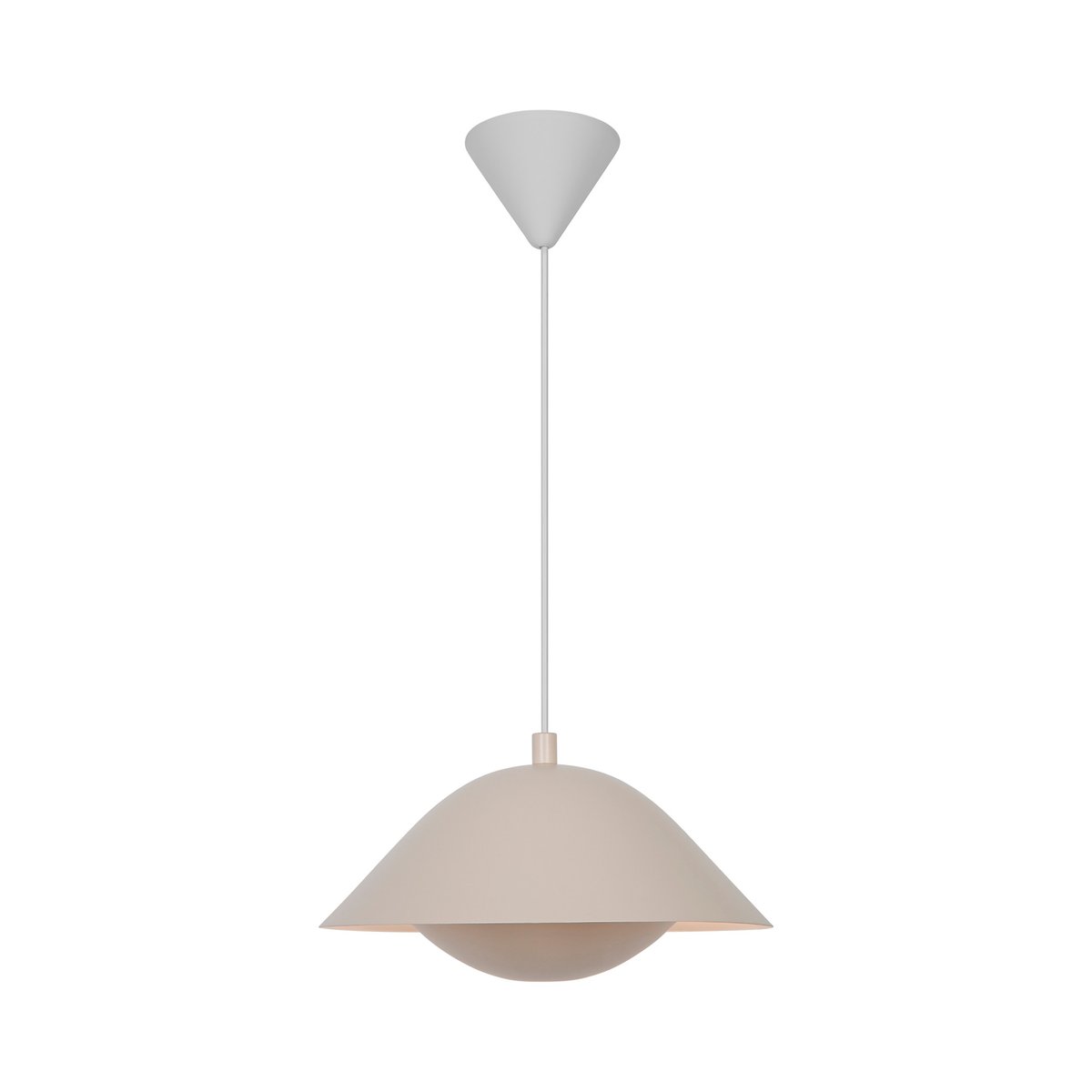 Suspension lumière indirecte en métal, FREYA 35 beige, NORDLUX