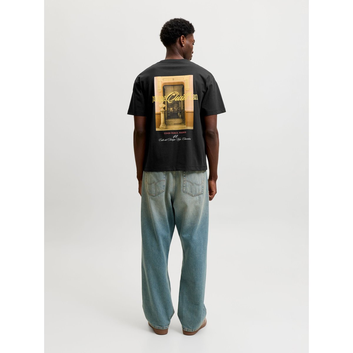 T-Shirt noire - black, JACK & JONES
