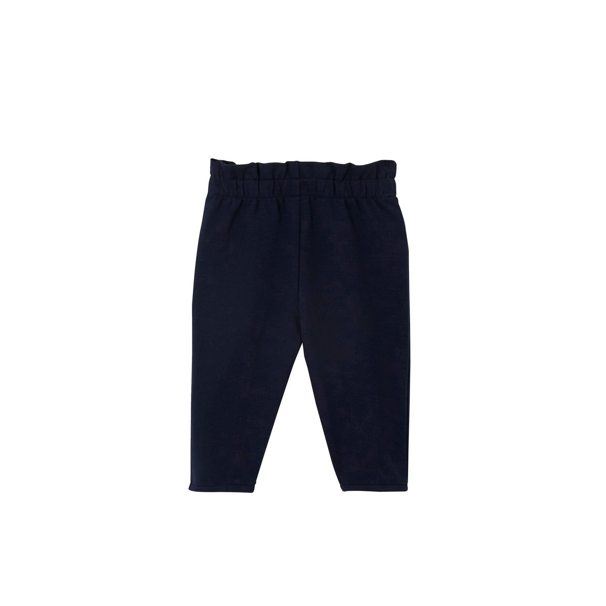 Pantalon en molleton bébé taille élastiquée encre, VERTBAUDET