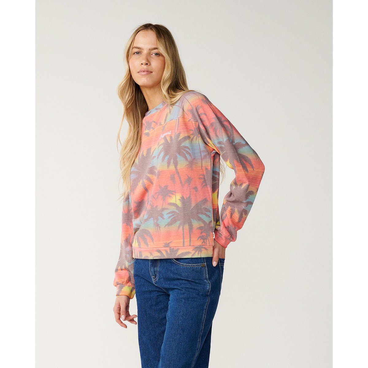 Sweat col rond RETRO SWELL multicolore, RIP CURL