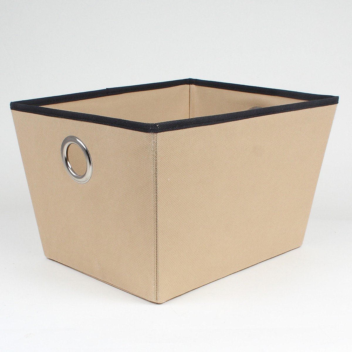 Corbeille beige en tissu avec oeillet beige, CALICOSY