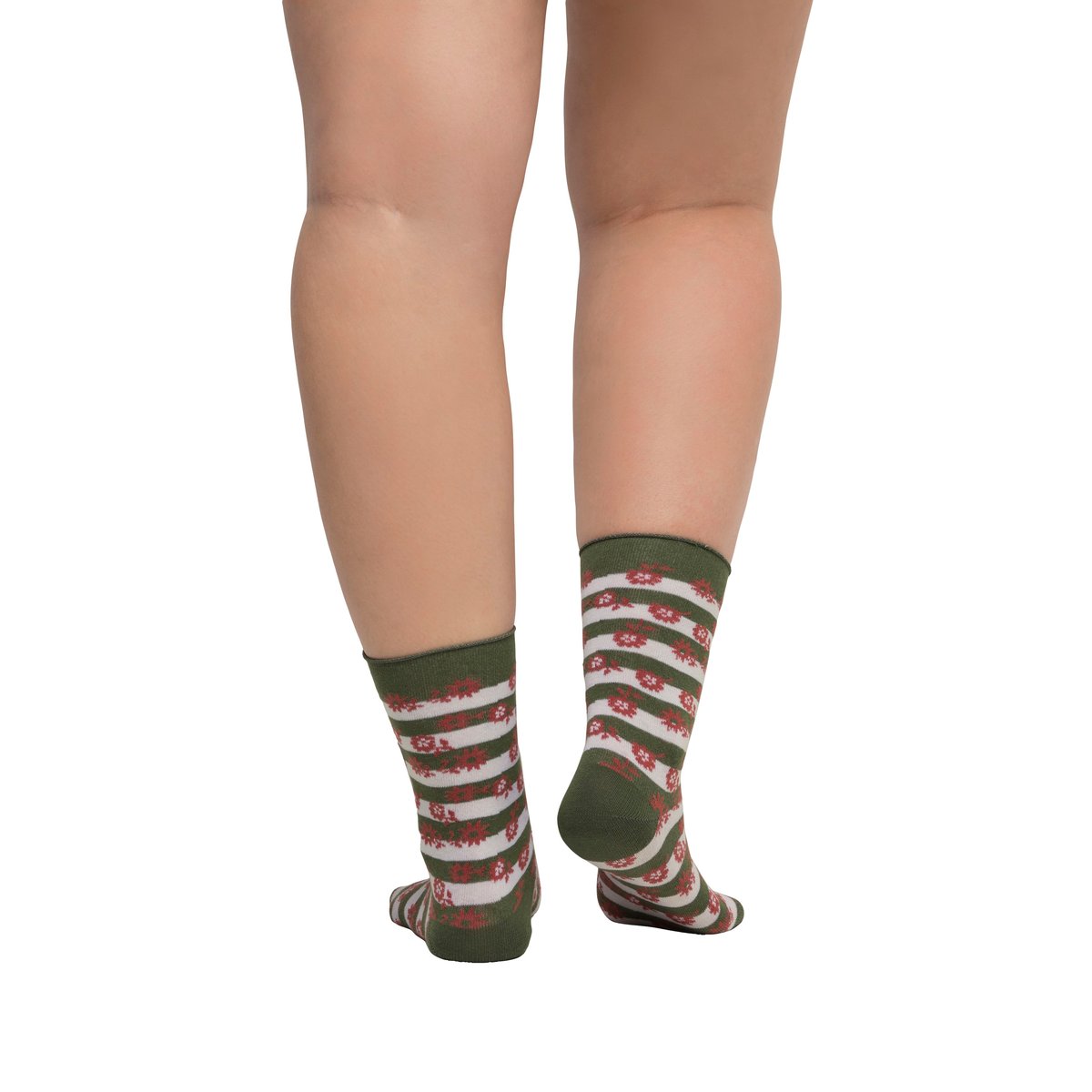 Chaussettes, lot de 3. Petites fleurs multicolore, ULLA POPKEN