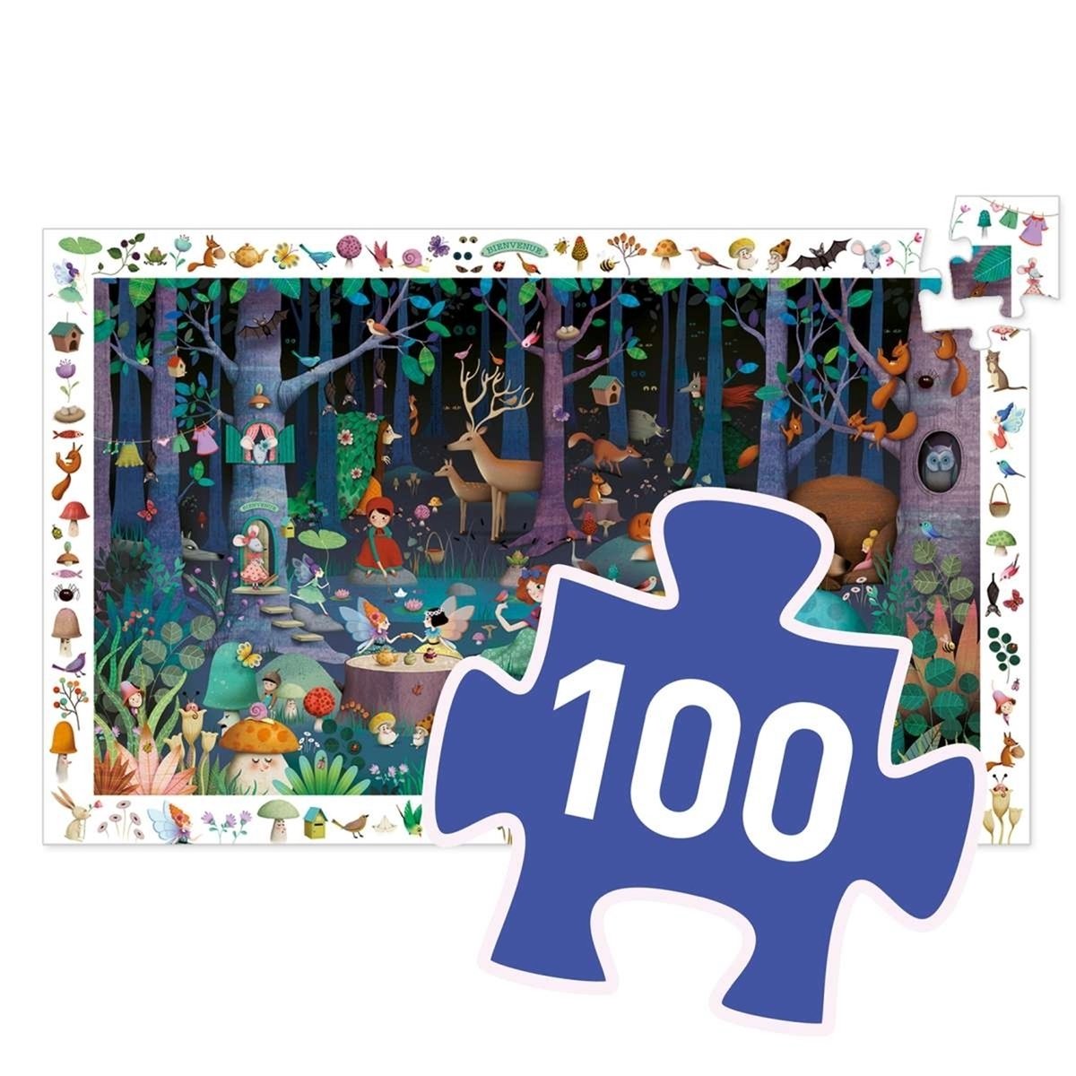Puzzle bleu, vert, jaune, DJECO