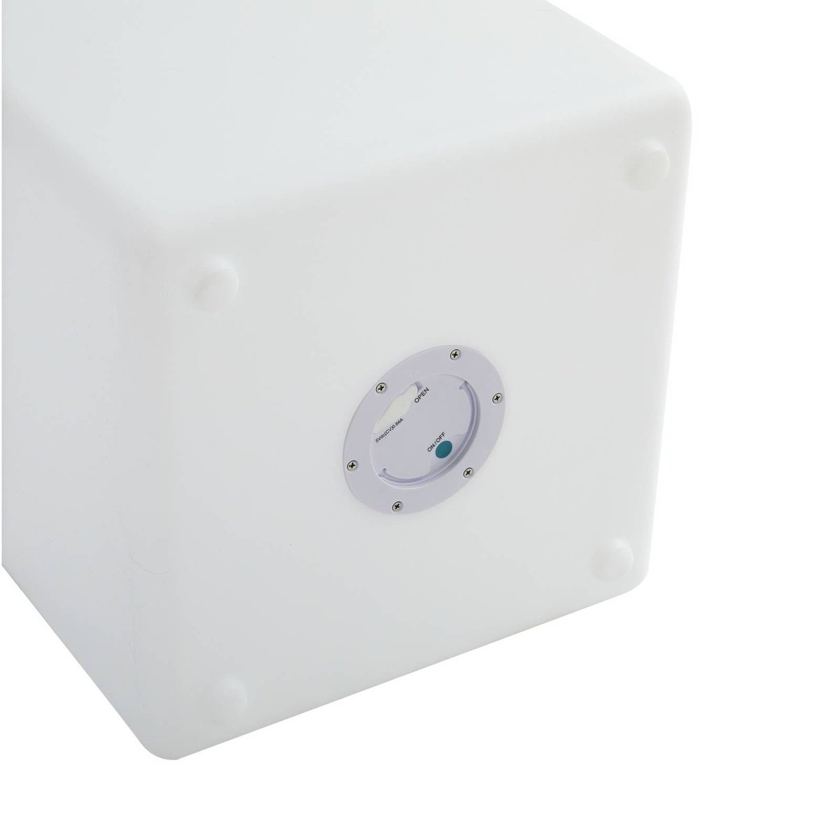 Luminaire de terrasse  moderneLED, Cubara blanc, LINDBY