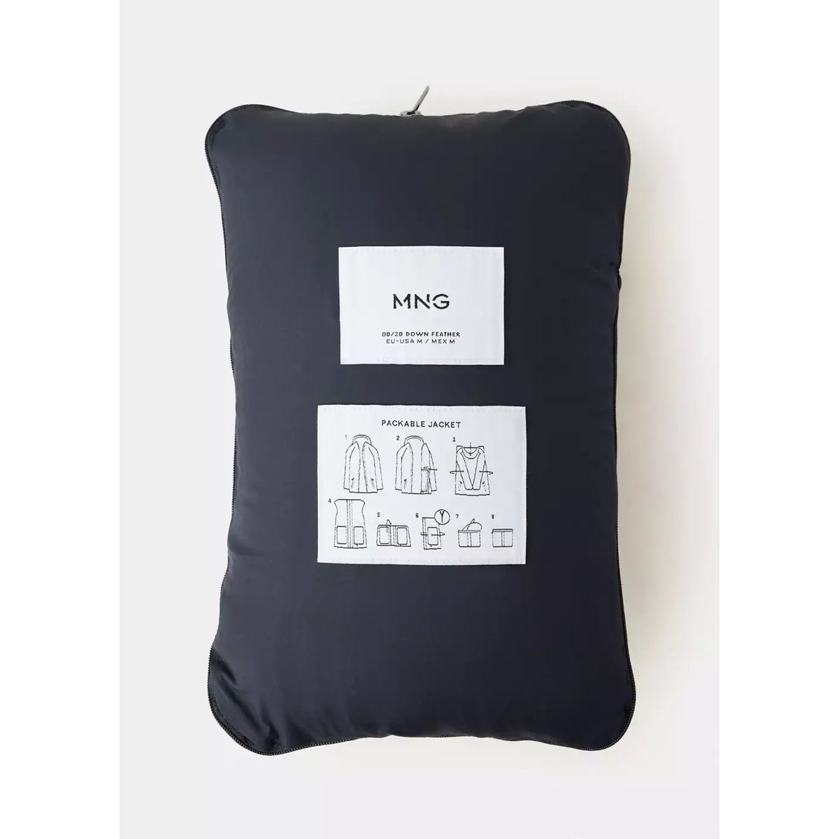 Veste matelassée hydrofuge bleu nuit, MANGO MAN
