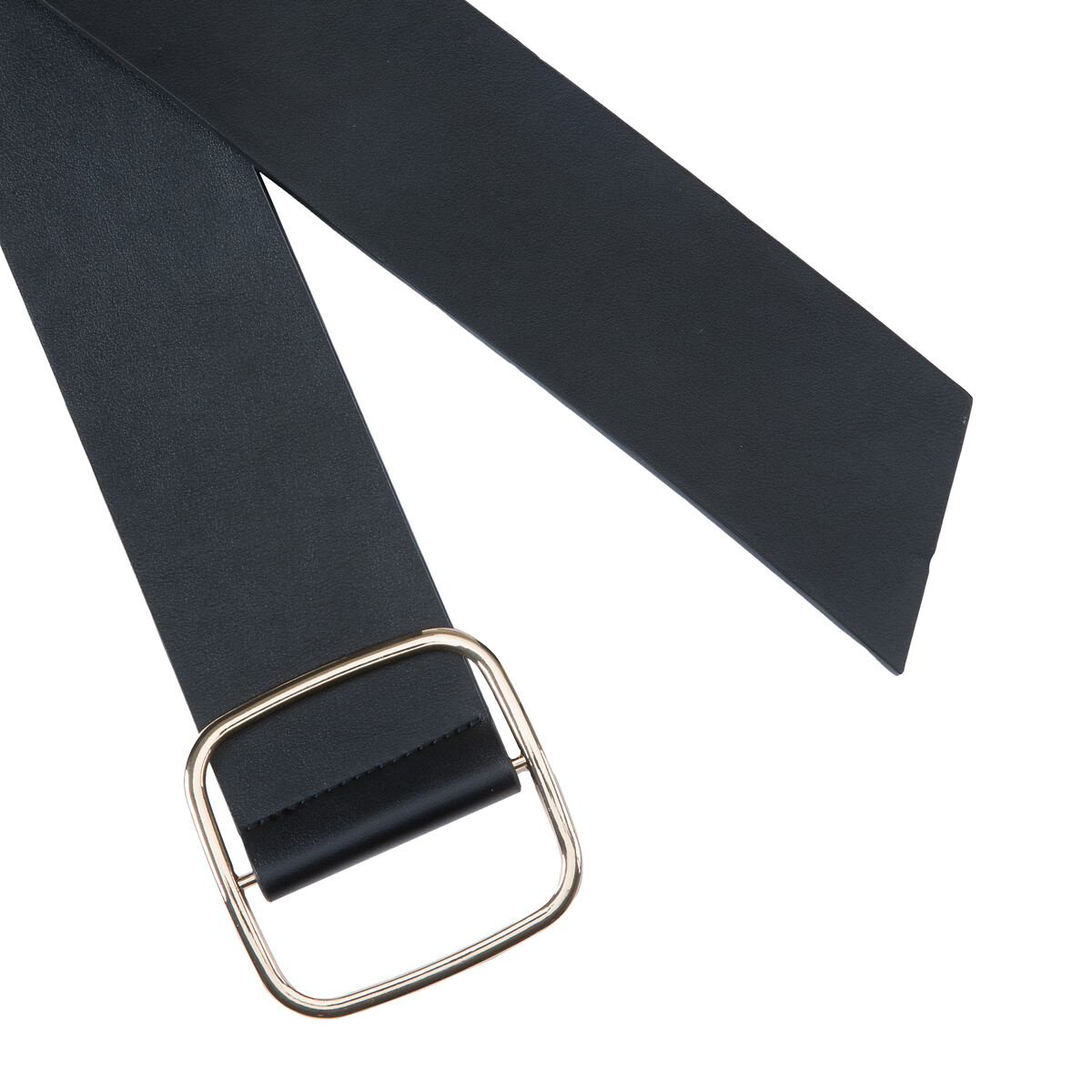 Wide Square Buckle Belt black, LA REDOUTE COLLECTIONS