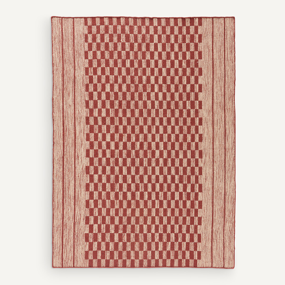 Tapis extérieur réversible en PET, Madotto naturel/terre cuite, AM.PM