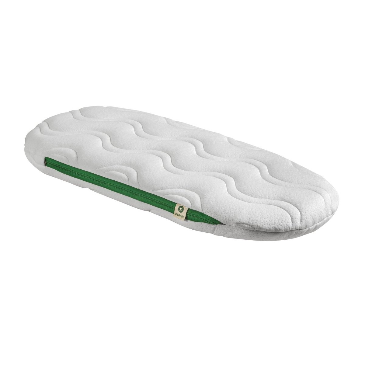 Housse de matelas berceau/landau, épaisseur 5cm - ALOE R blanc, KADOLIS