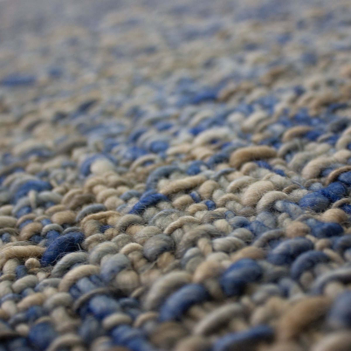 Tapis en laine HEATHER bleu, FLAIR RUGS