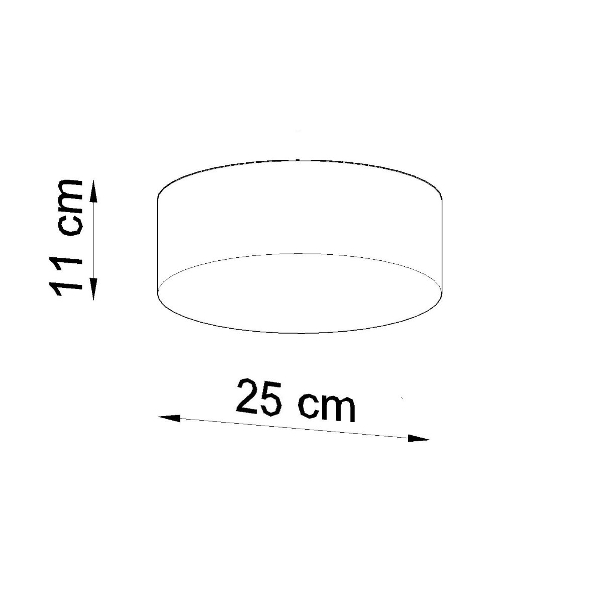 Plafonnier PVC Blanc E27 1 Arena blanc, EDEN
