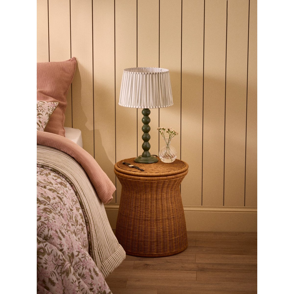 Tabouret en rotin Emile bois naturel, CYRILLUS