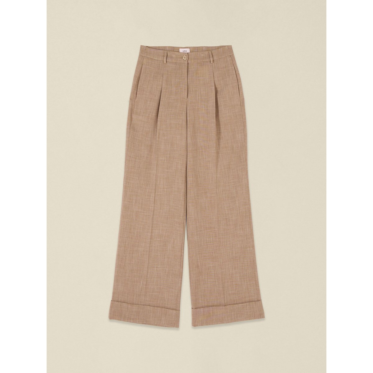 Pantalon palazzo beige, OLTRE