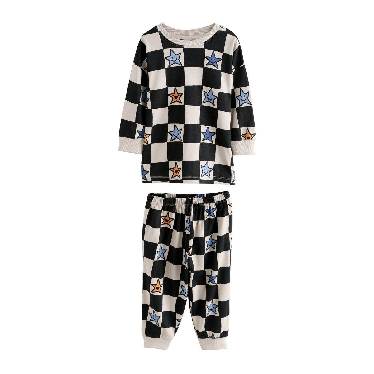 Pyjama oversize, lot de 3 multi star et damier, NEXT