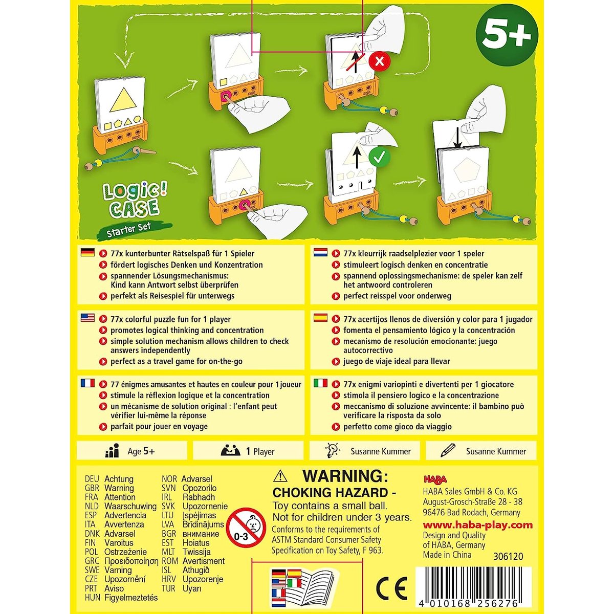 Logic Case Starter Set 5+ jaune, HABA
