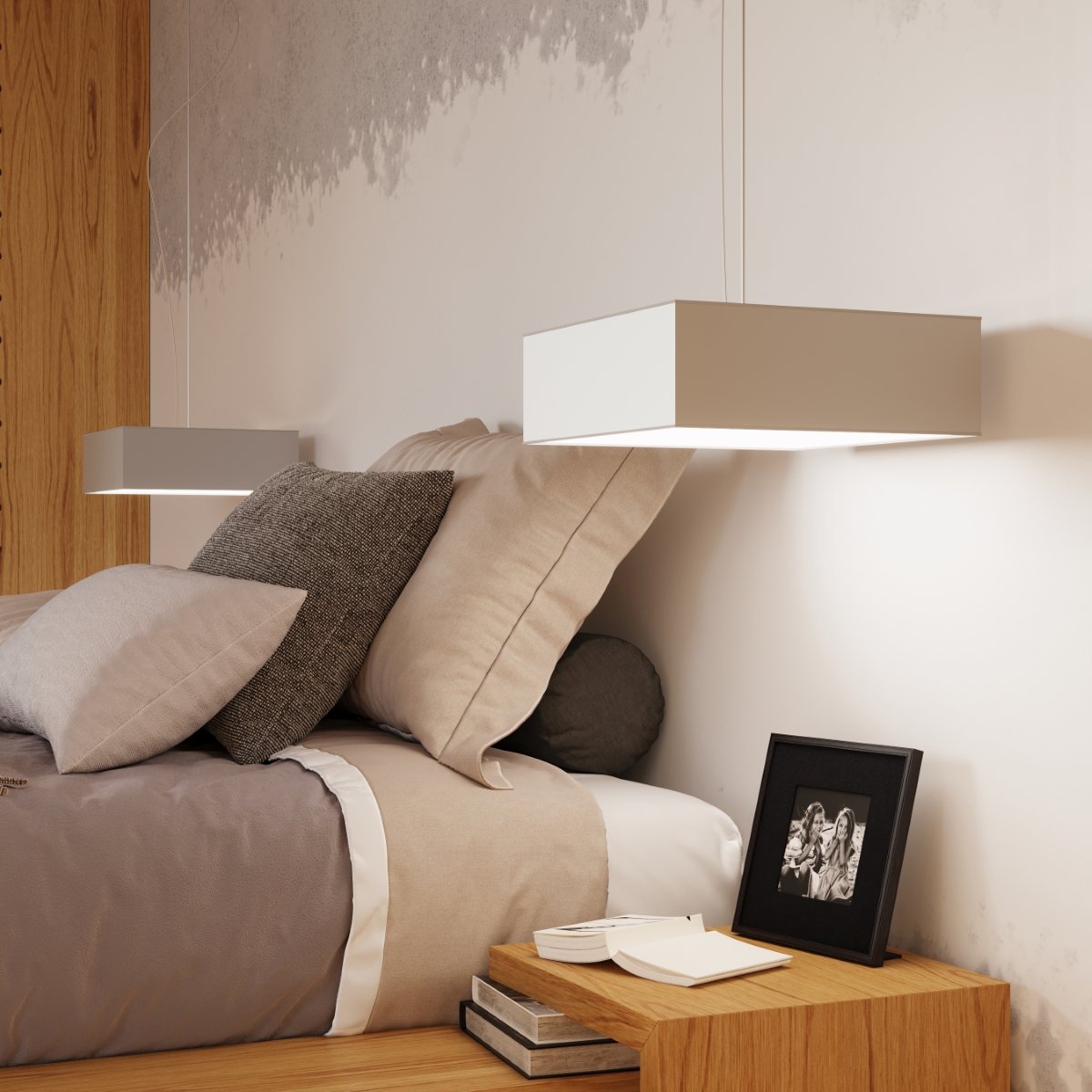Plafonnier PVC Gris E27 1 Horus gris, EDEN