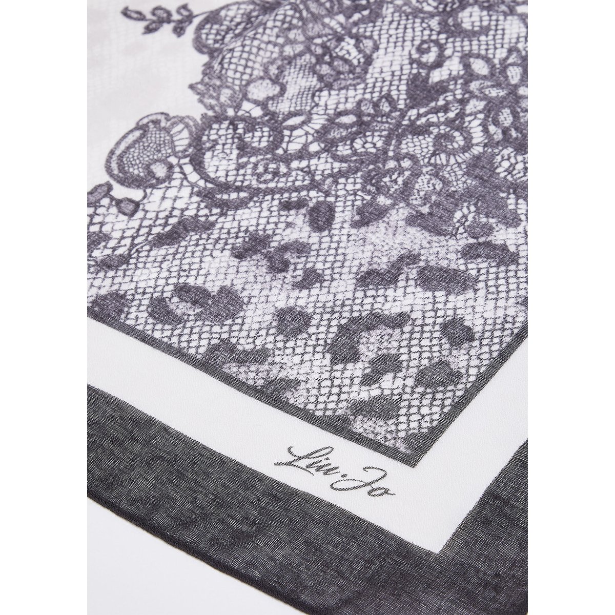 Grand Foulard Imprimé Animalier noir, LIU JO