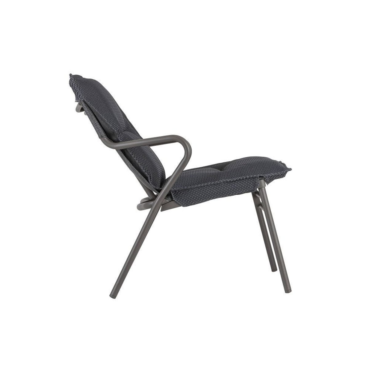 Banquette assise basse matelassée grand confort - VENCE gris dark grey, LAFUMA MOBILIER