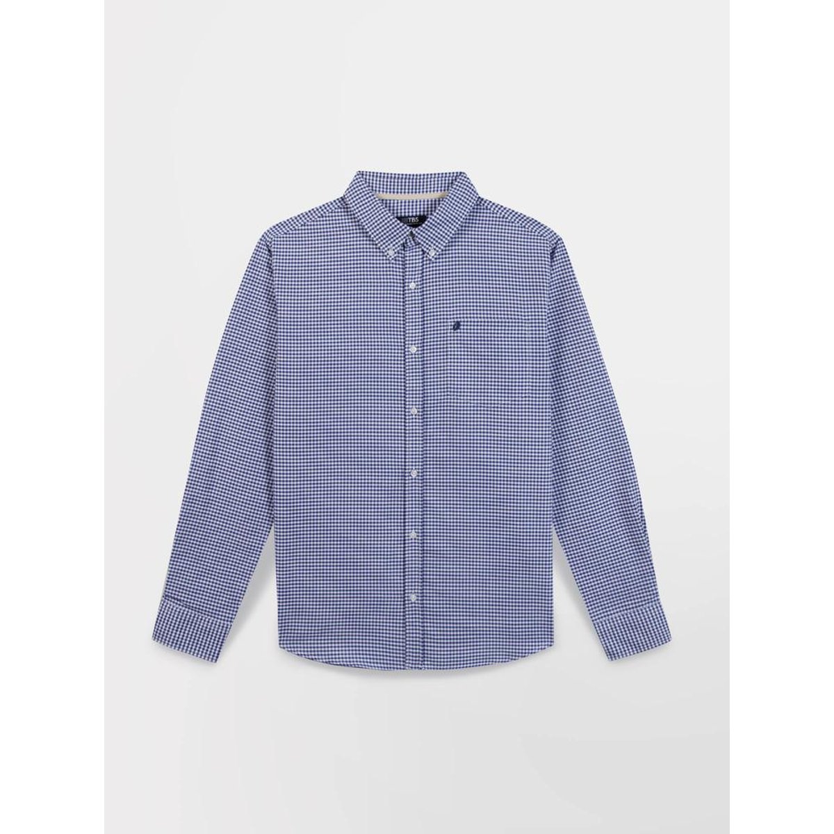 Chemise manches longues LASLOCHE marine, TBS