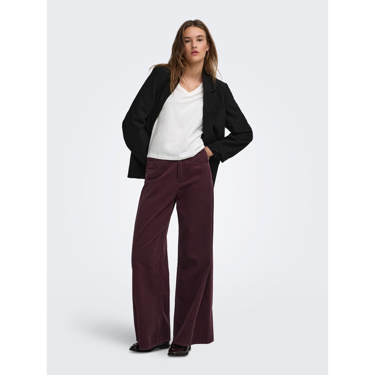 Pantalon À Jambe Large fudge, ONLY