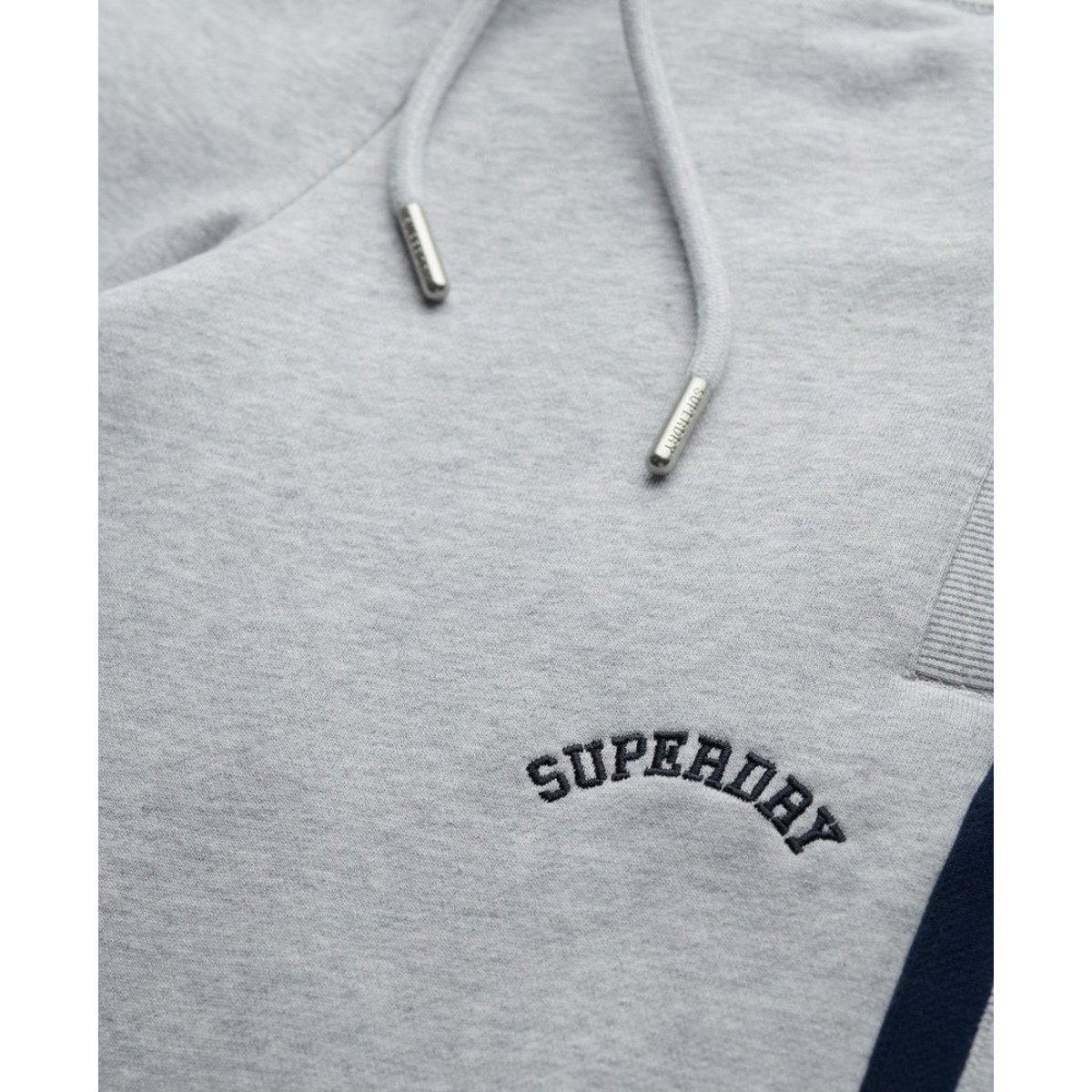 Joggers Droits Athletic Essentials Logo gris glacier chiné, SUPERDRY