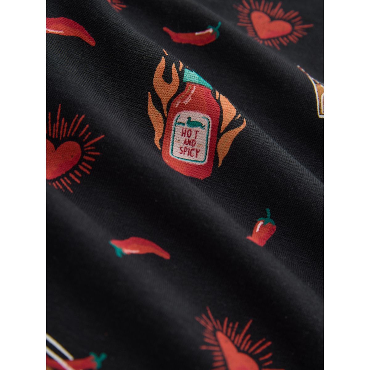 Pyjama hot sauce st valentin noir/rouge, NEXT
