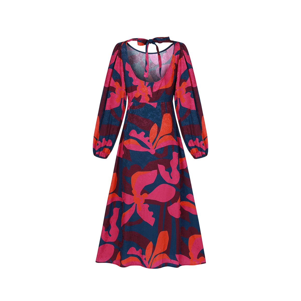 Robe longue STENDHAL geo flowers, FRNCH