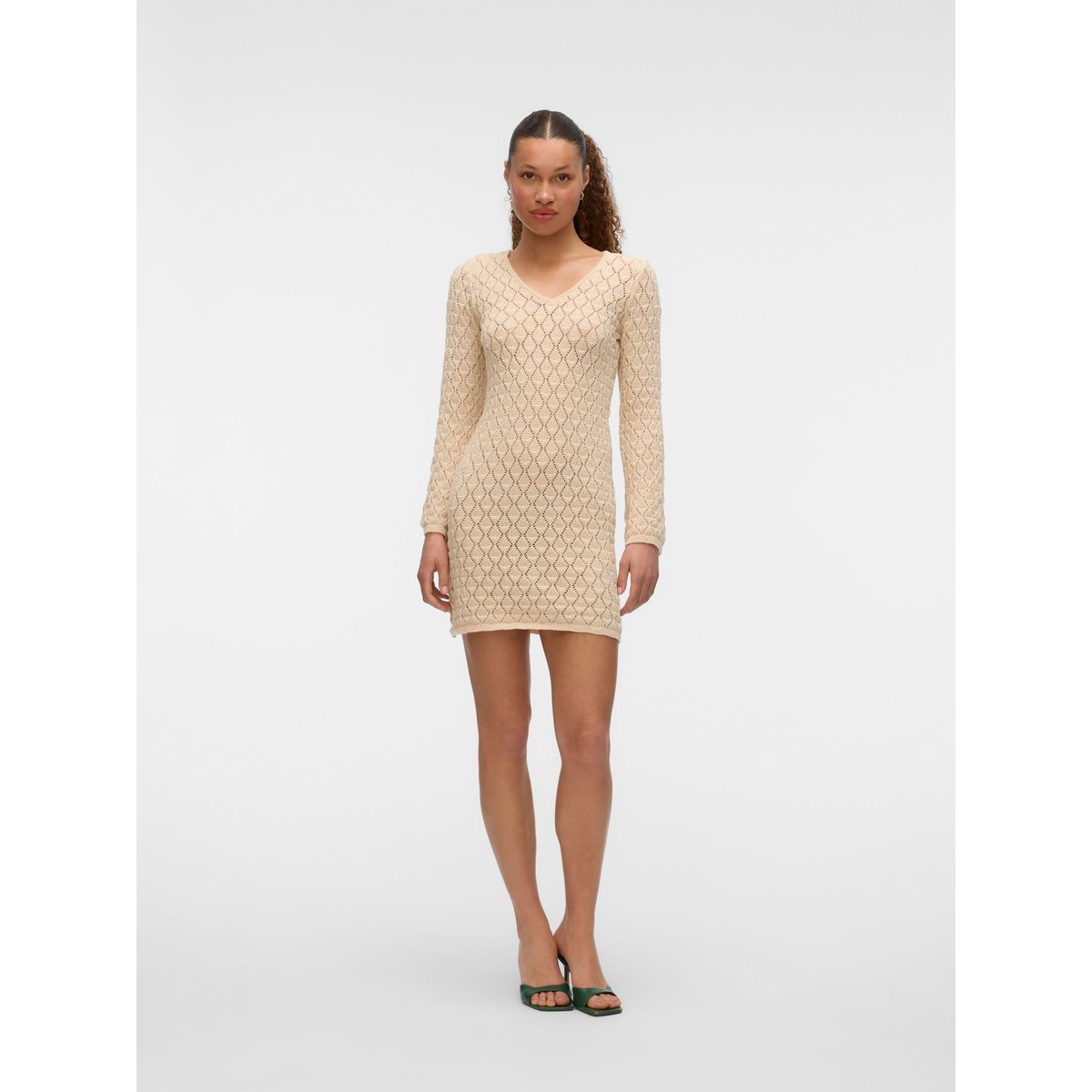 Robe En Maille birch, VERO MODA