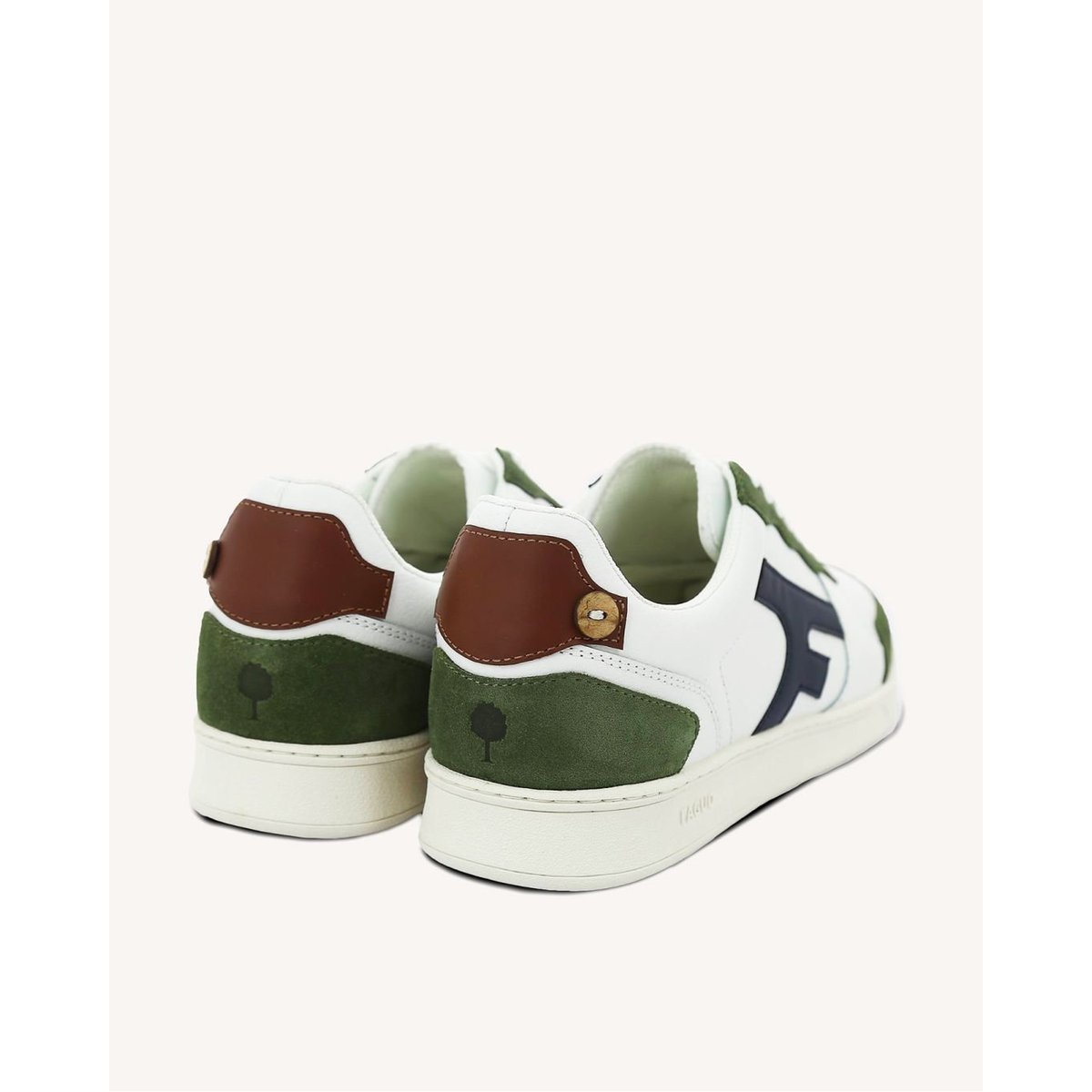 Baskets HAZEL kaki, FAGUO
