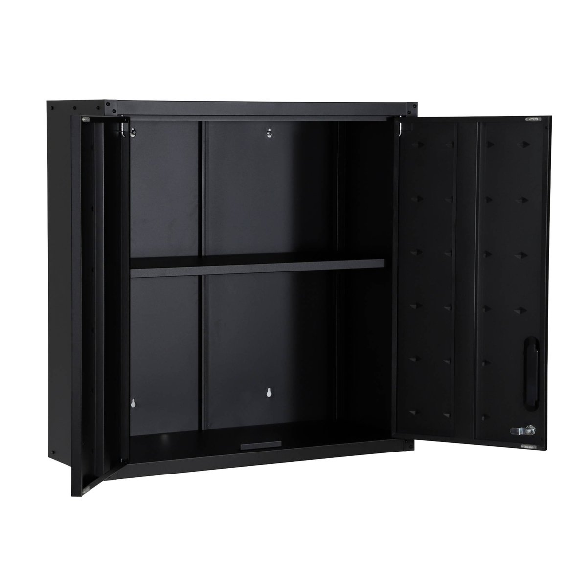 Meuble haut de rangement pour garage BOBBY noir, SWEEEK