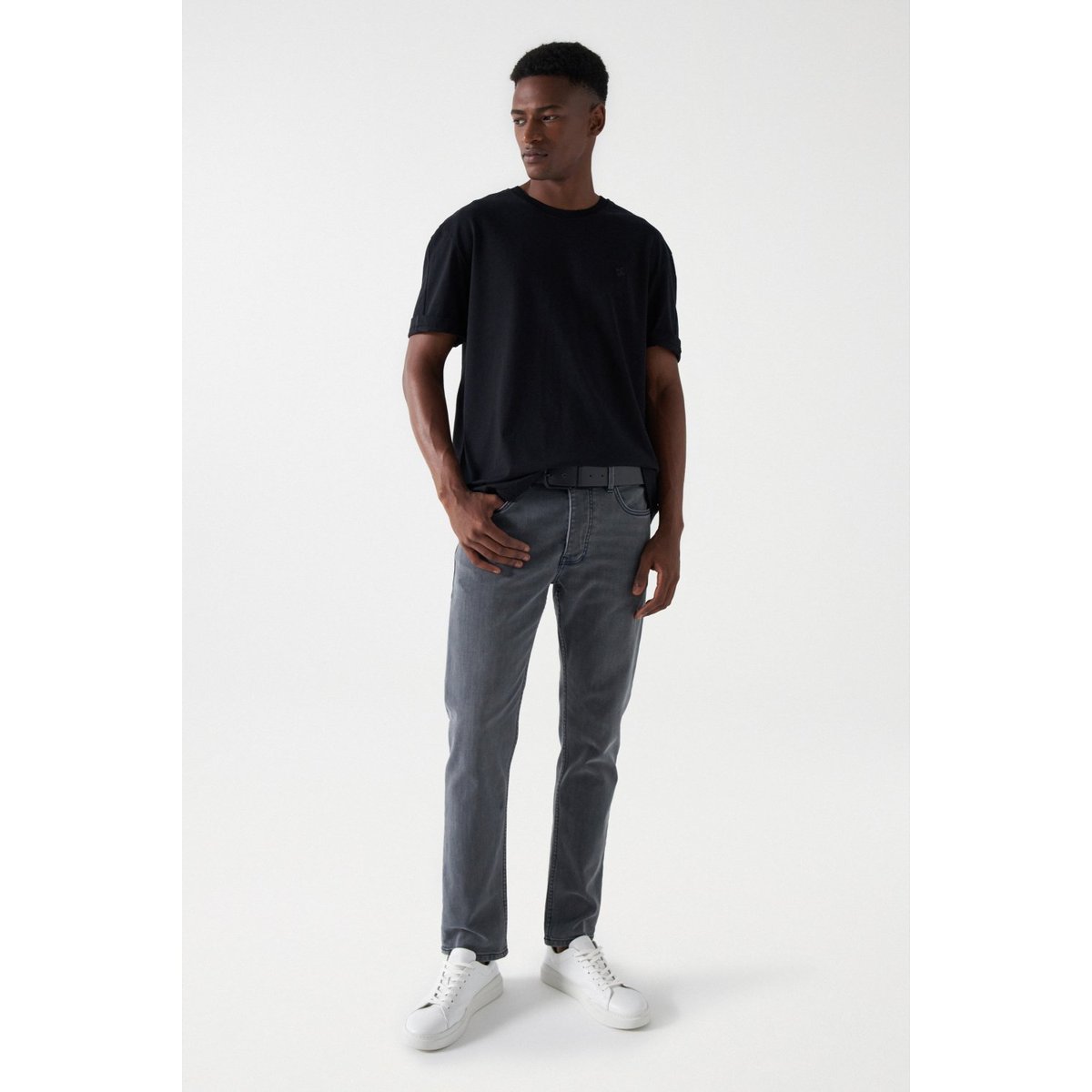 JEAN SLIM FIT S-ACTIV gris, SALSA JEANS