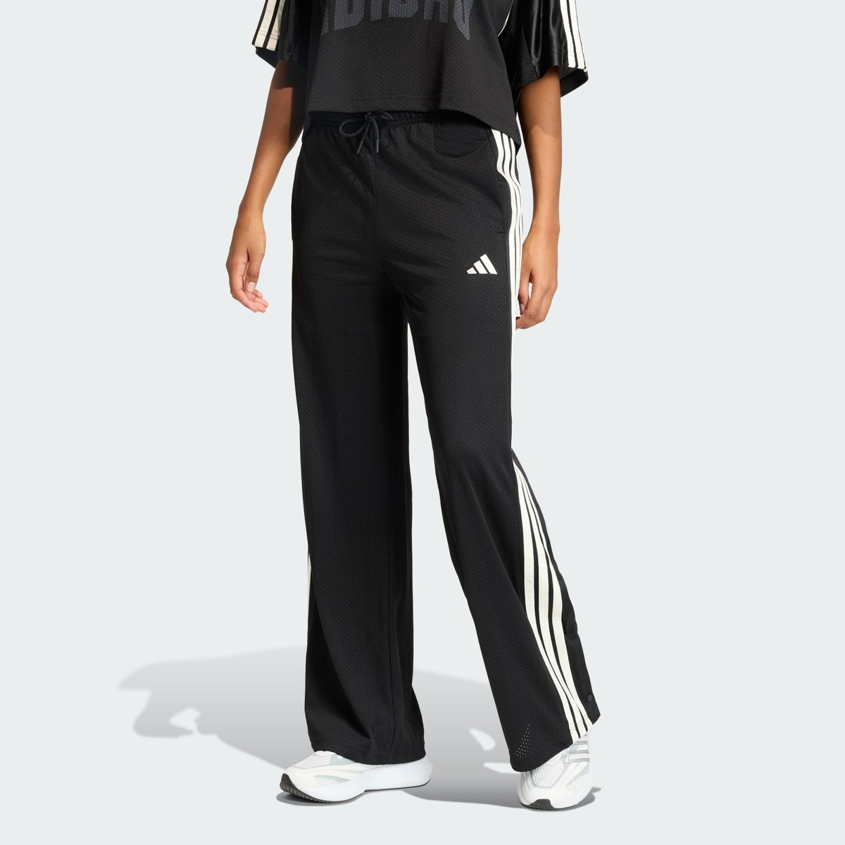 Pantalon Mesh Stadium Pantalon Mesh Stadium black / off white / crystal linen, ADIDAS SPORTSWEAR