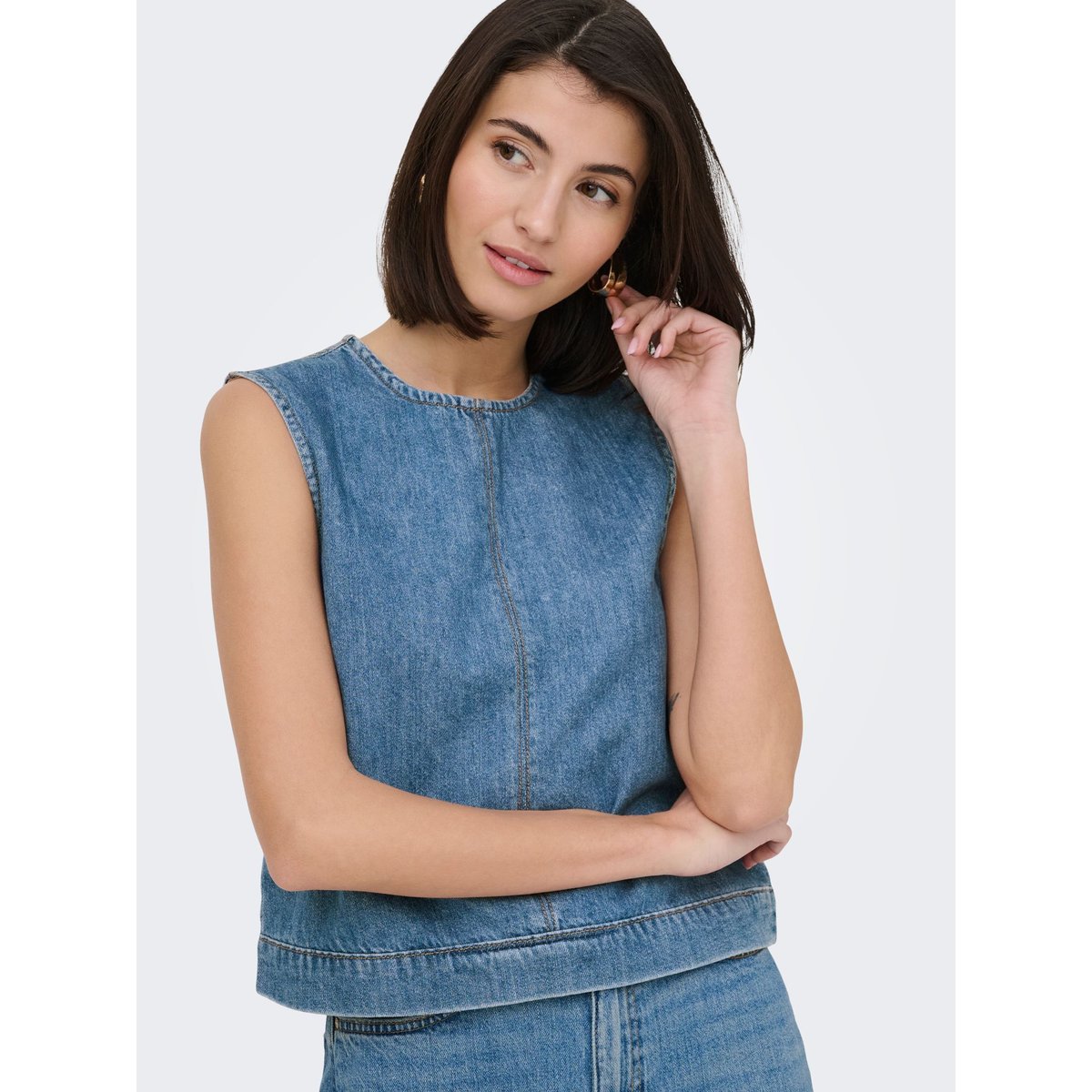 Débardeur bleue - light blue denim, JDY