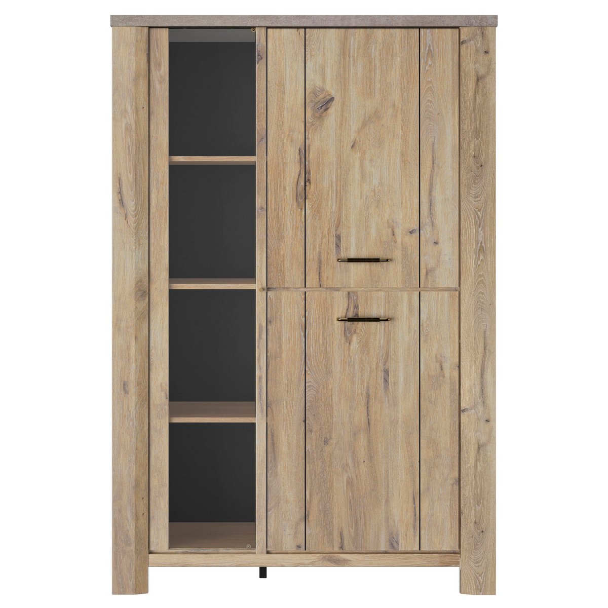 Vaisselier 4 portes beige, GAMI