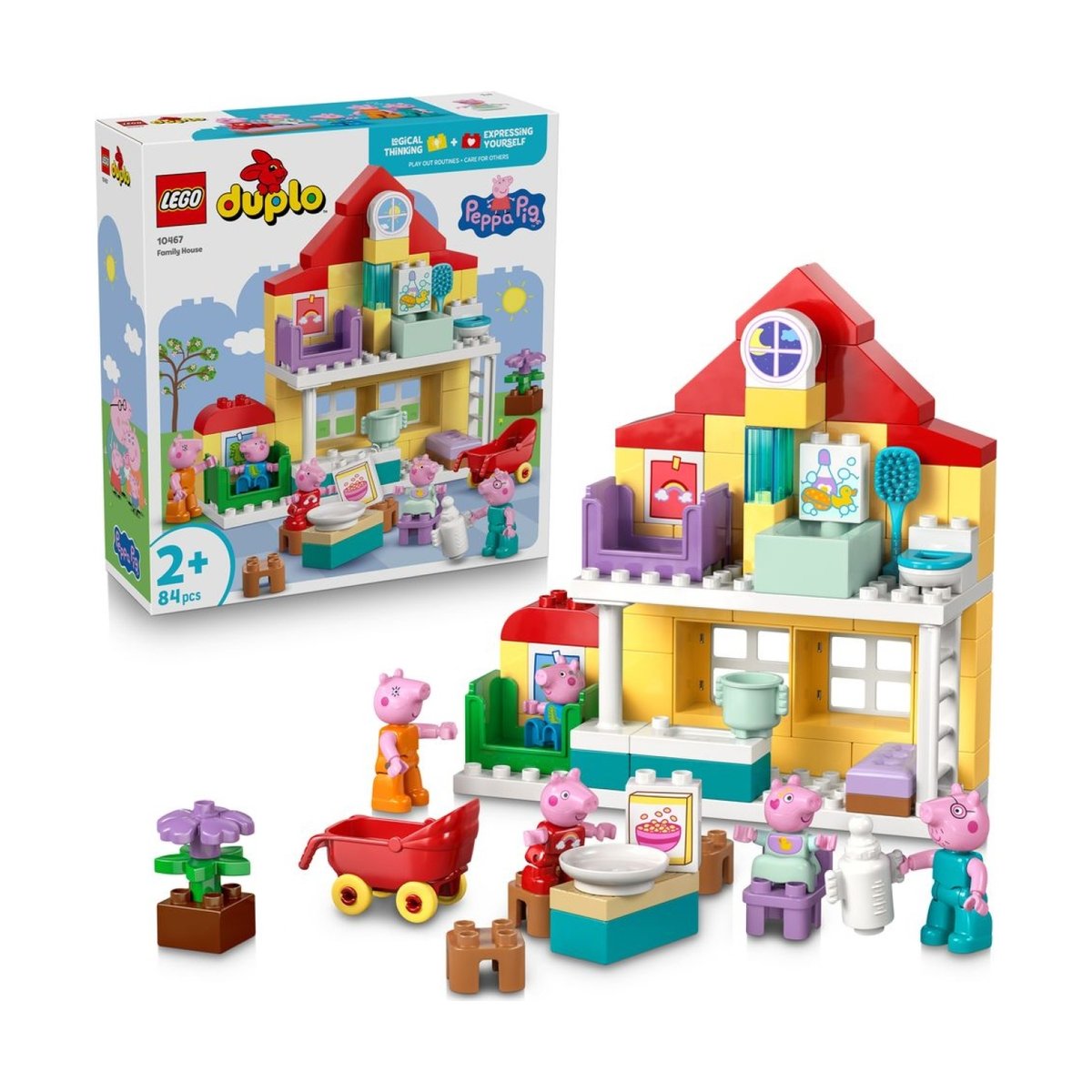 Duplo La maison familiale multicolore, LEGO