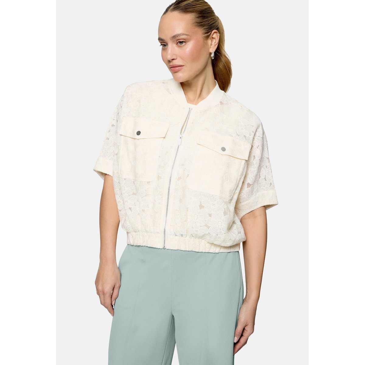 Blouson manches courtes eggnog, ZERO