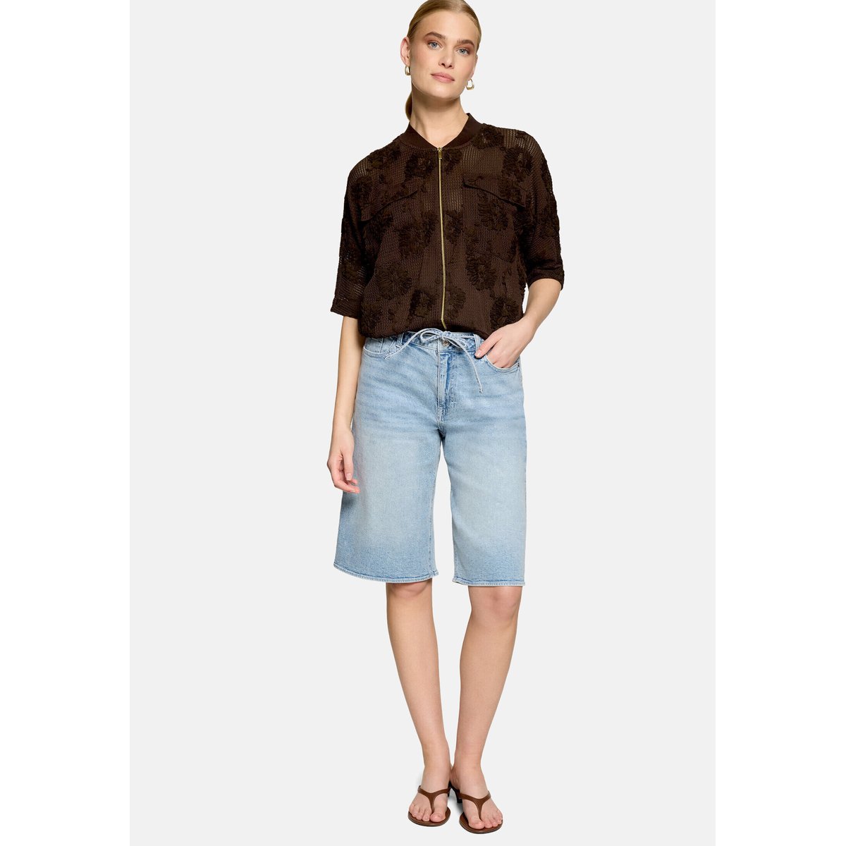 Blouson à manches chauve-souris chocolate plum, ZERO
