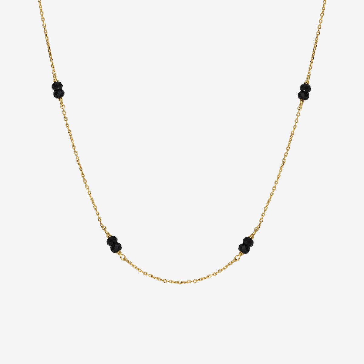 Collier venus spinelle noire noir, CAROLINE NAJMAN