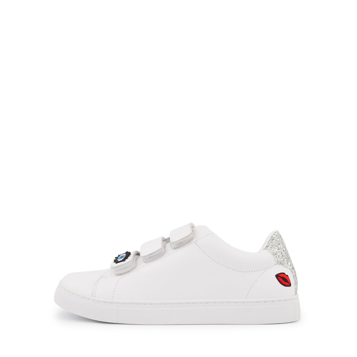 Baskets En Cuir Edith Eyes blanc, BONS BAISERS