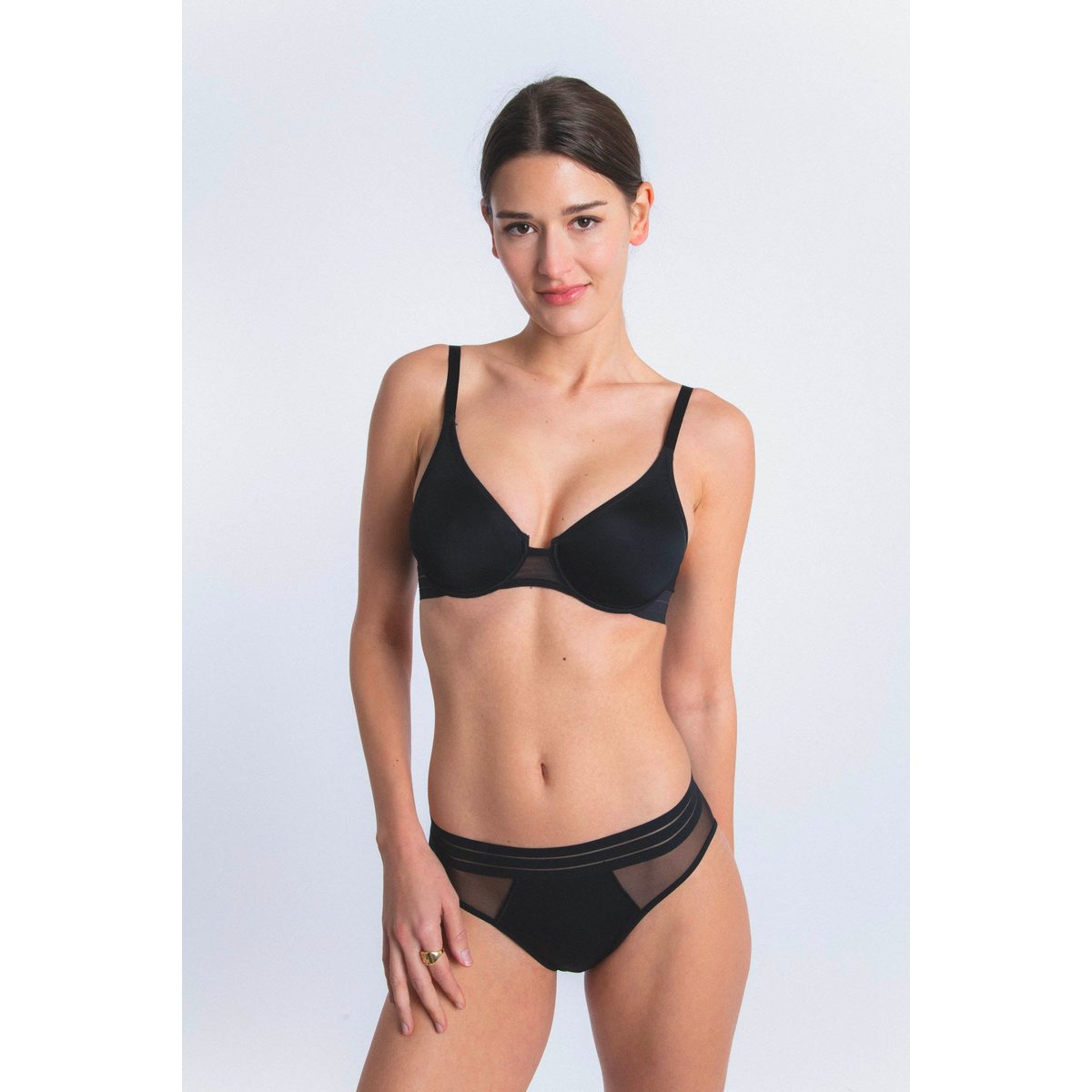 Petite culotte NUFIT noir, MAISON LEJABY