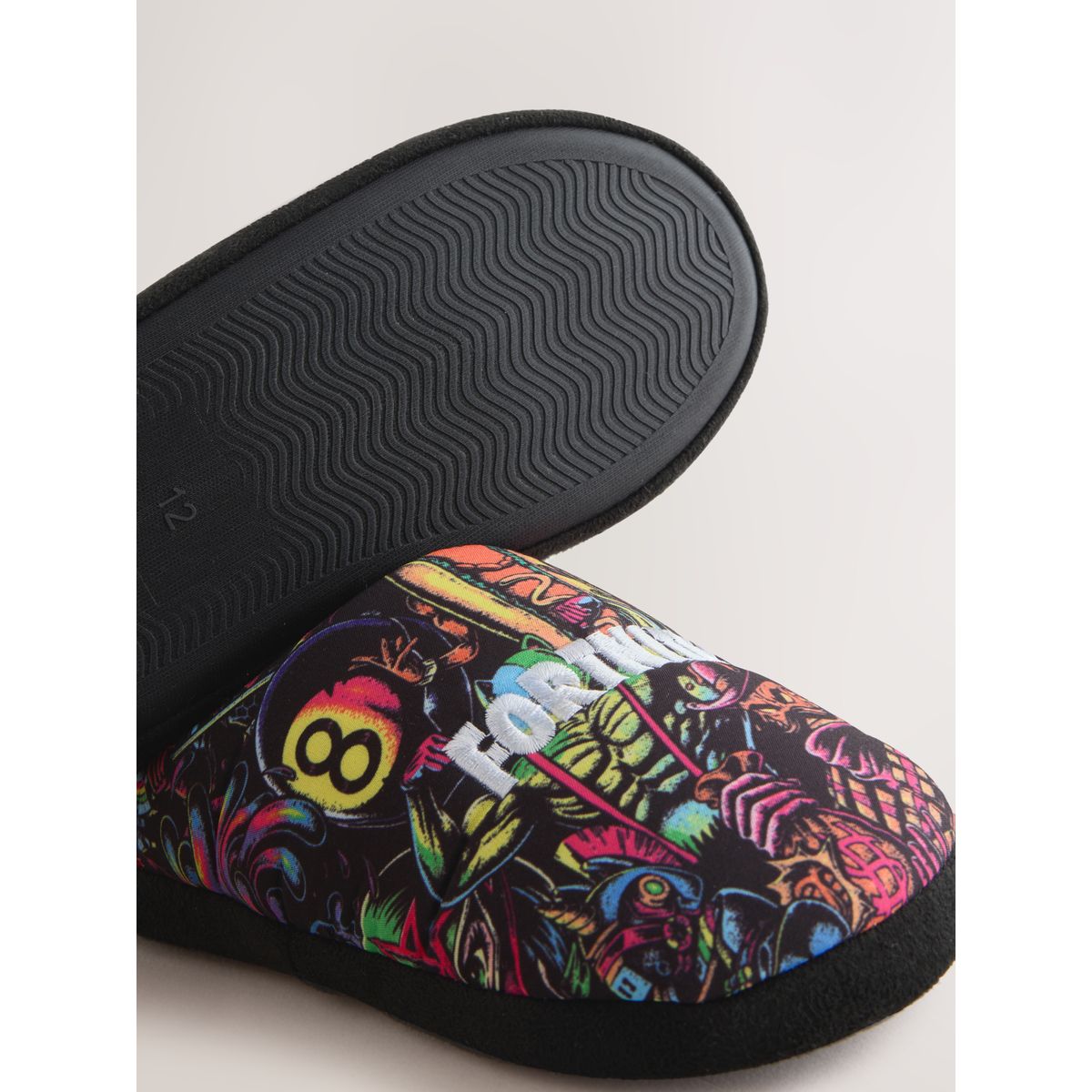 Mules chaussons fortnite noir, NEXT