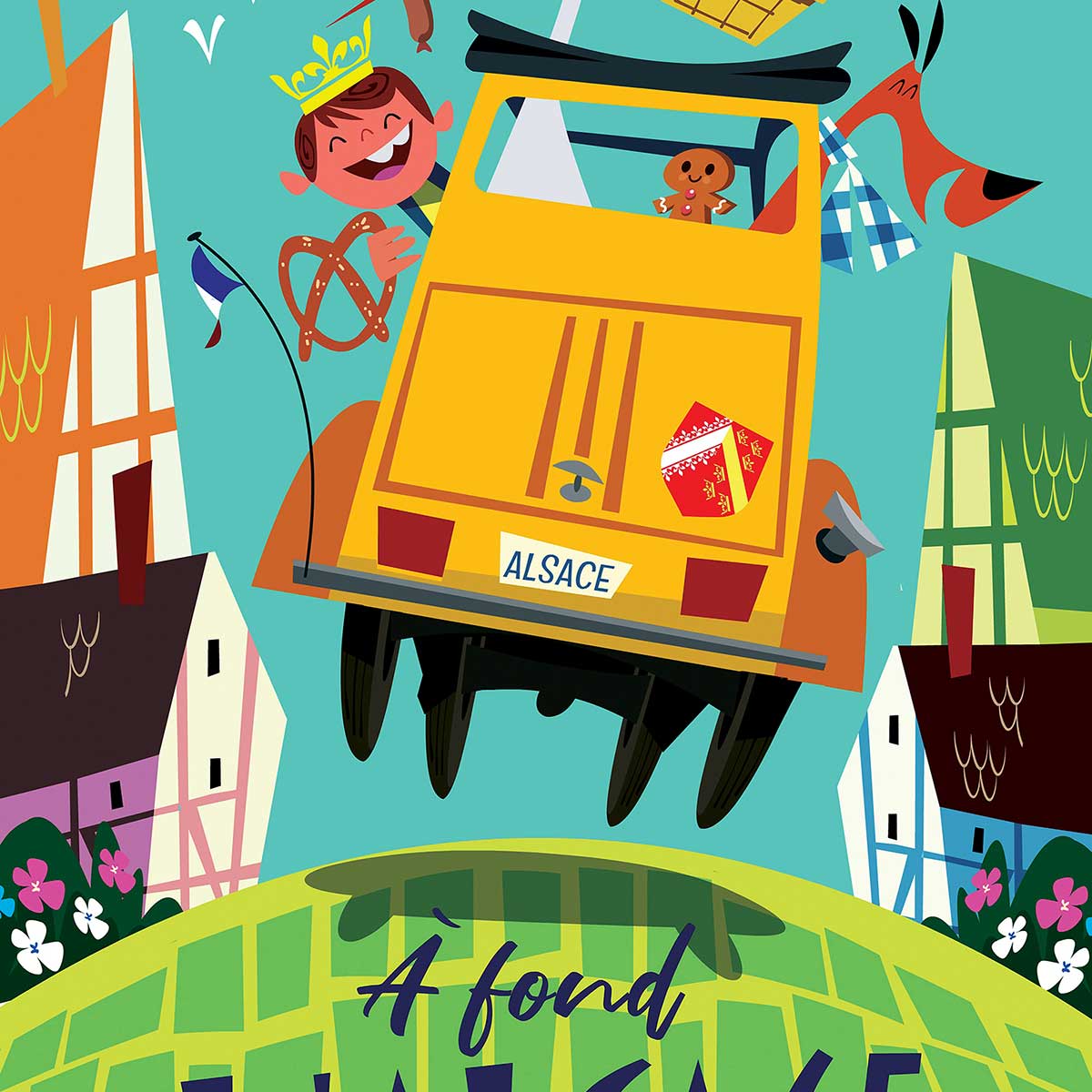 Tableau l'alsace en dodoche tableau alu dibond, HEXOA
