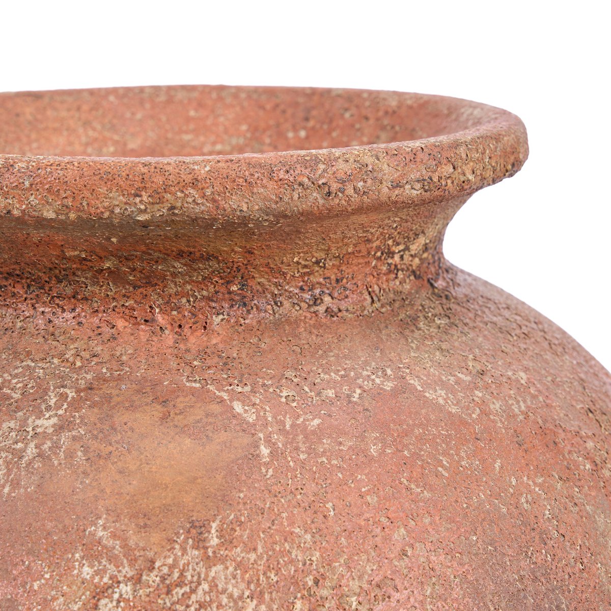 Vase en terre cuite CLAY SILENCE orange, BAZAR BIZAR