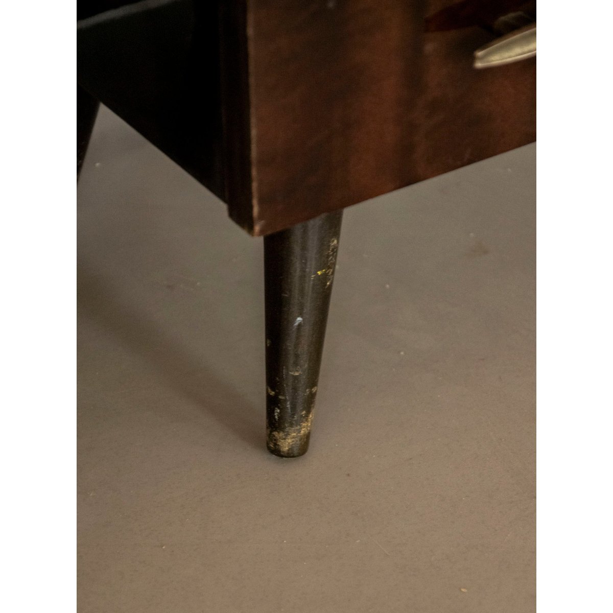 Paire de tables de chevet noires Maïa N°1466 - Bon état noir, DEBONGOUT