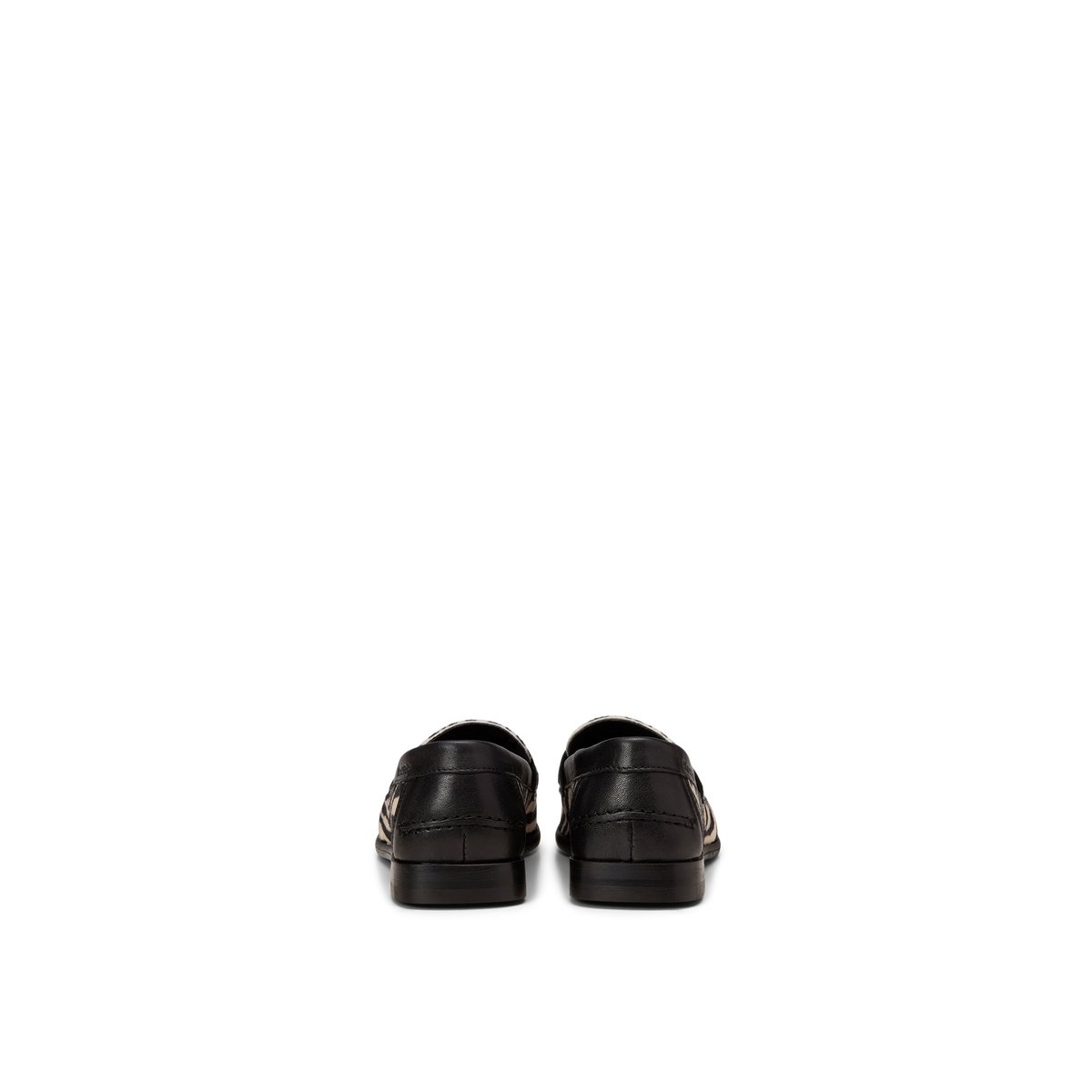 Penny-Loafer modèle Fiona en aspect peau de zèbre noir/blanc, MARC O'POLO