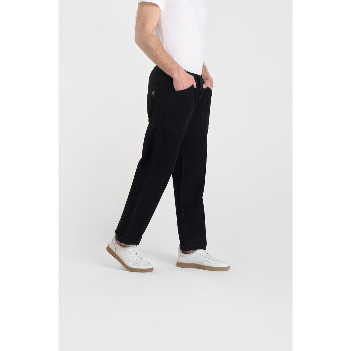 Pantalon loose, large MILAK black, LE TEMPS DES CERISES