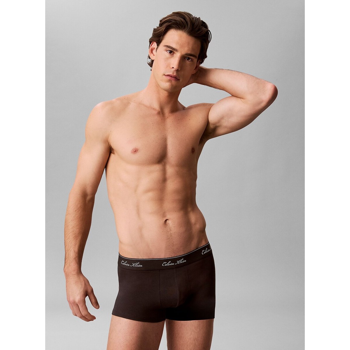 Lot de 3 caleçons, taille basse, Icon Cotton Stretch noir + noir + noir, CALVIN KLEIN UNDERWEAR