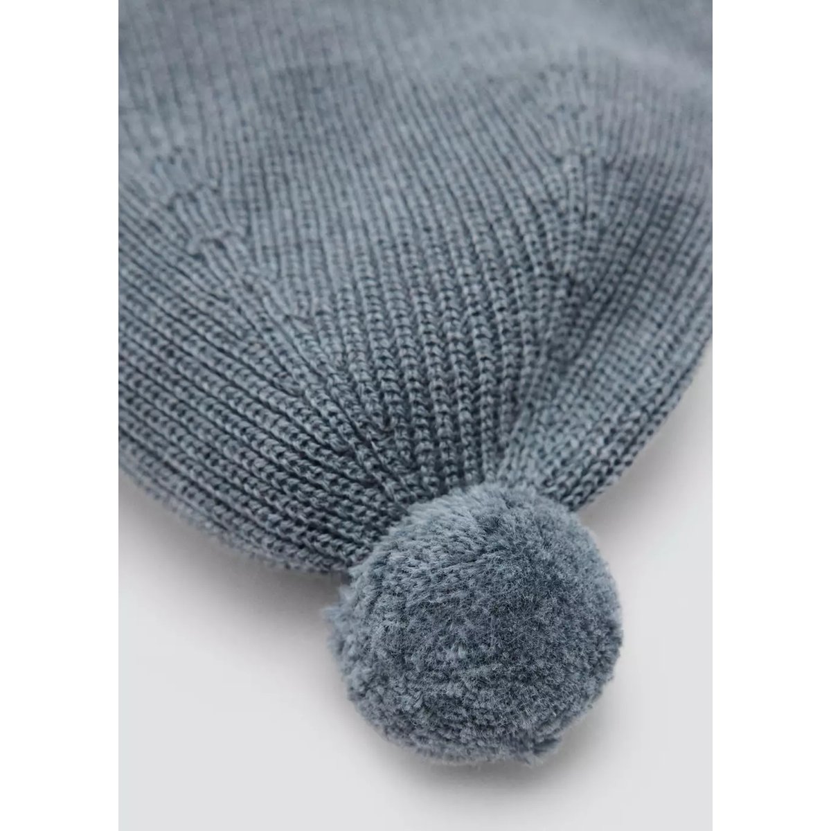 Bonnet pompon vert, MANGO BABY