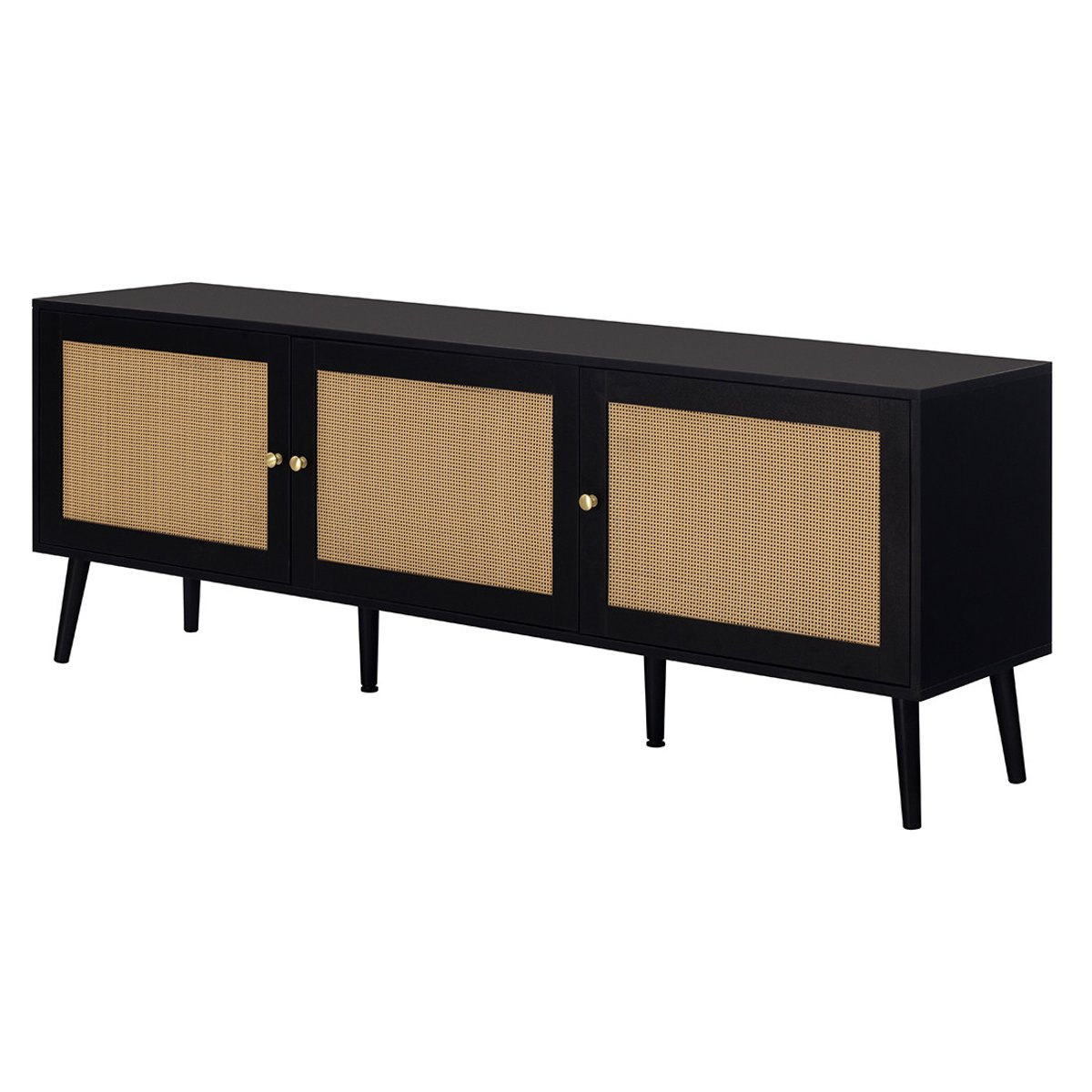Meuble TV - GOTO noir, BEST MOBILIER